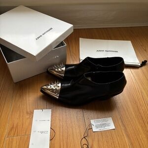 Junya Watanabe Black Studded Booties